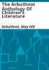 The_Arbuthnot_anthology_of_children_s_literature