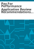 Pay_for_performance_application_review_recommendations_report