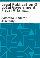 Legal_publication_of_local_government_fiscal_affairs