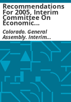 Recommendations_for_2005__Interim_Committee_on_Economic_Development__Business_Personal_Property_Tax